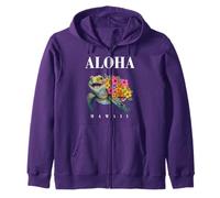 Chemise hawaïenne Aloha Hawaii Tortue de mer Enfants Femmes Sweat à Capuche