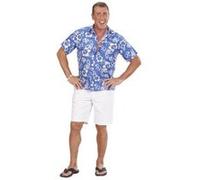 Chemise hawaïenne bleue homme M / L bleue G