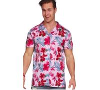 Chemise Hawaïenne - FIESTAS GUIRCA - L - Noir - Manches courtes - Flamants roses L