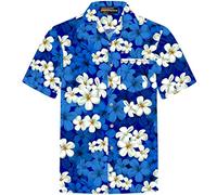Chemise Hawaïenne Homme | Coton | S - 8XL | Aloha | Fleur | Hibiskus | Retro | Classique | Hibiscus | Manches Courtes | Hommes | Hawaii | Casual | à Fleurs