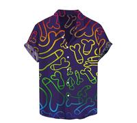 Chemise Hawaïenne Homme Humoristique - Manches Courtes Imprimé 3D Funky - Plage et Déguisement