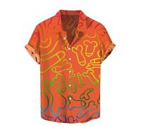 Chemise Hawaïenne Homme Humoristique - Manches Courtes Imprimé 3D Funky - Plage et Déguisement