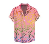 Chemise Hawaïenne Homme Humoristique - Manches Courtes Imprimé 3D Funky - Plage et Déguisement