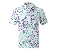 Chemise Hawaienne Homme Humour, Chemise Homme Manches Courtes Funky Chemises Moche Pas Cher à 3D Imprimé Hawaiian Shirts Ete Casual pour Plage, Tee Shirts Humoristique Déguisement Bite Geschenke