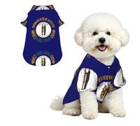 Chemise hawaïenne pour petits chiens avec drapeau de l'État du Kentucky - Tenue d'été pour chiot - Doux et respirant - Avec boutons