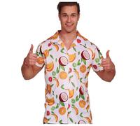 Chemise Hawaiian Fruit Pour Homme Multicolore