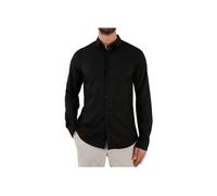 Chemise homme - ARMANI EXCHANGE - Noir - Coupe ajustée - Manches longues - Col chemise S