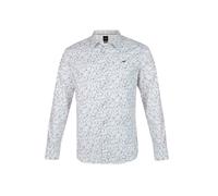 Chemise homme blanche fleurie - KAPORAL - CHEVY - Coupe slim - Manches longues - Col chemise M