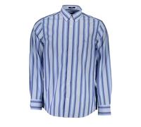 Gant - Chemise Bleue Manches Longues Boutonnée - Homme - Chemises - Bleu - Taille: S