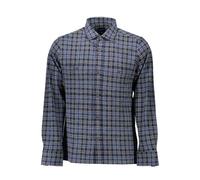 Gant, Homme, Chemises, Bleu, Taille: M Chemise Élégante en Coton Bleu