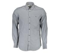 Chemise Homme Bleu Textile - HARMONT & BLAINE - SF15658 - Manches longues - Col chemise L