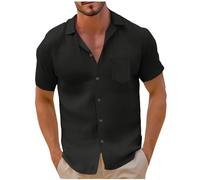 Chemise Homme, Chemises décontractées pour Hommes pour Un Usage Quotidien en extérieur Conception de Poche et Style Classique Parfait pour l'été Lavable en Machine Polyvalent pour Les Jeans.