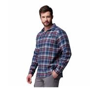 Columbia - Cornell Woods Flannel Long Sleeve Shirt - Chemise - L - collegiate navy / backland tartan