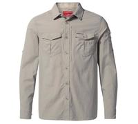 Chemise Homme Craghoppers Nosilife Adventure II - Gris - Manches longues - Anti-moustiques et anti-odeurs XXL