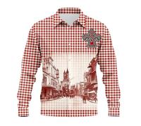 Chemise Homme Disco À Paillettes, Deguisement Disco Homme, Chemise Décontractée À Manches Longues pour Homme, Imprimé Clown, Style Carnaval Haut Tenue Déguisement Carnaval