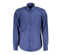 Chemise Homme - HARMONT & BLAINE - Bleu - Manches longues - Col chemise