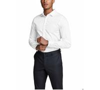 Chemise Homme - JACK & JONES - jjprparma shirt l/s noos blanc - Manches longues - Col chemise - Regular M