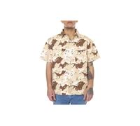 Chemise Homme - KARL KANI - Small Signature Washed Camo Resort - Coupe Ajustée - Manches Longues - Beige CAMO XS