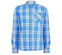 Chemise Homme Lee Cooper 100% coton Bleue Claire et Blanche L