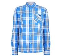 Chemise Homme Lee Cooper 100% coton Bleue Claire et Blanche S