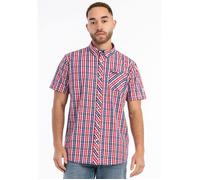 LONSDALE Chemise ' BRIXWORTH ' bleu / rouge / blanc, Taille L