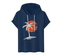 Chemise Homme Manche Courte Coton Sweat à Capuche pour Hommes Soldes T Shirts Décontractés Sweatshirt Athlétique à Capuche Hoodie Basique Chemises de Sport Vêtement de Sport Pas Cher