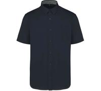 Chemise homme manches courtes Kariban Ariana - Bleu marine - Col boutonné - Coupe Regular XXXXL