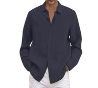 Chemise Homme Manches Courtes sans Repassage Infroissable Chemise Habillée Élastique Été Col Boutonné