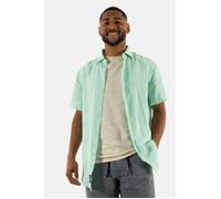 Chemise homme manches courtes Superdry Studios Casual Linen 2MD - Vert - Coupe ajustée - Col chemise M