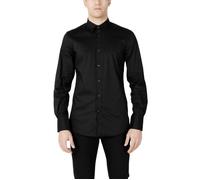 Chemise Homme Noir Antony Morato - Coton - Manches Longues - Col Chemise 46