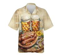 Chemise homme pastel chemises à manches courtes chemise boutonnée tropicale chemise de plage d'été chemise homme chemise boutonnée chemise boutonnée, kaki, XXL