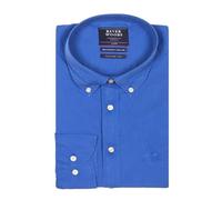 Chemise Homme - River Woods - Coton - Col Princeton - Manches longues - Bleu M