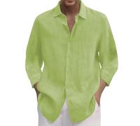 Chemise Homme sans Repassage - Chemise décontractée pour Homme à Manches Trois idéale pour la Saison Printemps-été avec Un col Classique et Une Coupe Moderne