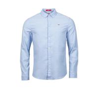 Chemise homme slim - Tommy Jeans - Oxford - Bleu ciel - Manches longues - Coton bio XL