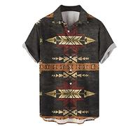 Chemise Homme,Tendances de la Mode Hawaii Chemises à Manches Courtes imprimées en 3D de Style