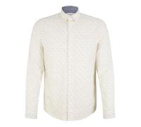 Chemise Homme - TOM TAILOR - Regular Fit - Manches Longues - Micro Pois Imprimés M