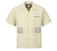 Chemise hommes Element SEERSUCKER EMBROIDERY S Beige EU L