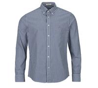 Chemise hommes Gant REG CLASSIC POPLIN STRIPE SHIRT Bleu EU L