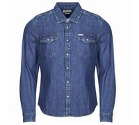 Chemise hommes Guess GJ SLIM LS DENIM Bleu EU S