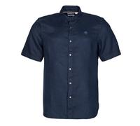 Chemise hommes Timberland SS MILL RIVER LINEN SHIRT SLIM Marine EU S
