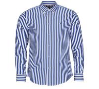 Tommy Hilfiger Chemise Flex Poplin Classic MW0MW42440 manches courtes Bleu Homme L