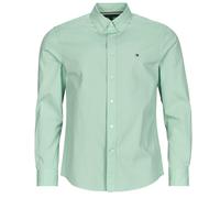 Chemise hommes Tommy Hilfiger FLEX POPLIN SOLID RF SHIRT Vert EU XS