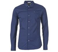 Chemise hommes Tommy Jeans TJM ORIGINAL STRETCH SHIRT Bleu EU M