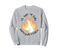 Chemise humoristique en forme de canard avec inscription « It's Fine I'm Fine Everything Is Fine » Sweatshirt