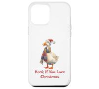 Chemise Humoristique en Forme d'oie Honk If You Love Christmas Goose Coque pour iPhone 12 Pro Max