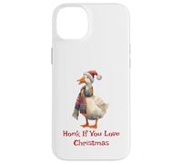 Chemise Humoristique en Forme d'oie Honk If You Love Christmas Goose Coque pour iPhone 14 Plus