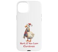 Chemise Humoristique en Forme d'oie Honk If You Love Christmas Goose Coque pour iPhone 15 Plus
