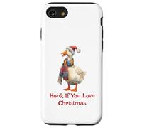 Chemise Humoristique en Forme d'oie Honk If You Love Christmas Goose Coque pour iPhone SE (2020) / 7/8