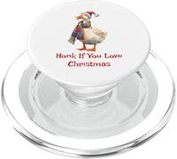 Chemise Humoristique en Forme d'oie Honk If You Love Christmas Goose PopSockets PopGrip pour MagSafe