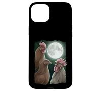 Chemise Hurlant à la Lune - Funny Chicken Shirt - Poulet Coque pour iPhone 15 Plus